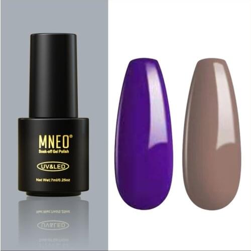 Semipermanent Gel Nail Polish Purple UV LED Lamp Varnish Enamel 2 Pc Colorful Soak Off No Chip Nailart Set All for Manicure Girl