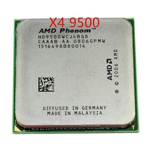 AMD Phenom X4 9500 CPU Processor Quad-CORE (2.2Ghz/ 2M / 95W / 2200GHz) Socket am2+ free shipping 940 pin