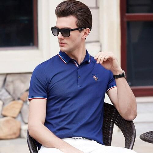 2021 summer short Sleeve Polo Shirt men fashion polo shirts casual YP9093