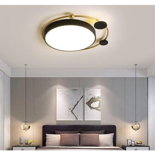 Led Ceiling Lamp Room Nordic Modern Simple Round Living Room Balcony Hallway Lamp Creative Childrens Study with Remote Control