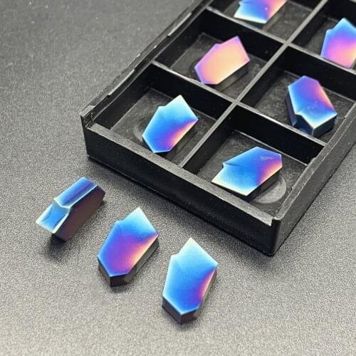 High quality SP300 3.0mm nano blue blade lathe turning tool for CNC carbide turning tool grooving blade