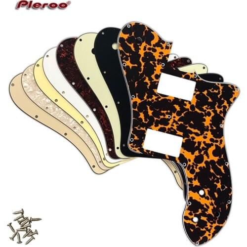 Pleroo Custom Guitar Parts - For US FD 72 Tele Deluxe Reissue Guitar Pickguard With PAF Humbucker Replacement