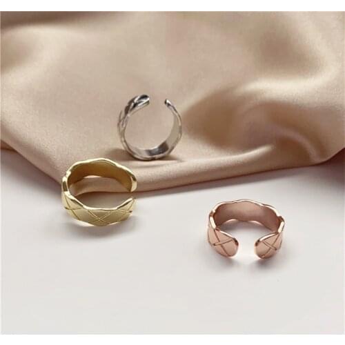 Adolph Vintage Simple Opening Round Rings For Women Adjustable Thin Slim Joint Rings for Women Jewelry Finger Jewelry 2021 New