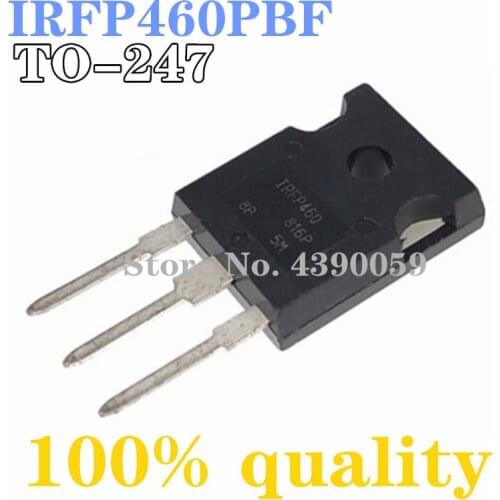 10PCS/LOT IRFP460PBF IRFP460 500V N-Channel MOSFET TO-247