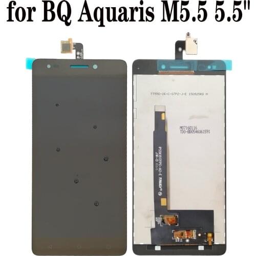 100% Original New 5.5" for BQ Aquaris M5.5 LCD Display Touch Screen Digitizer
