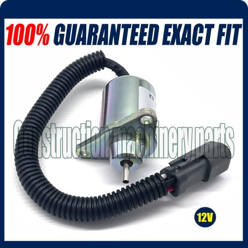 Stop Solenoid Valve for Yanmar Engine Replaces Thermo King TK 41-6383