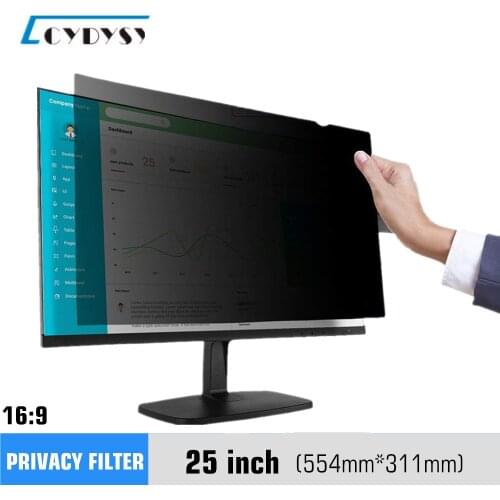 25 inch Privacy Screen Filter Anti-peeping Protector film for 16:9 Widescreen Computer 544mm*311mm