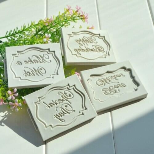 4 Styles Bless Series Silicone Sugarcraft Mold Fondant Cake Decorating Tools Bakeware