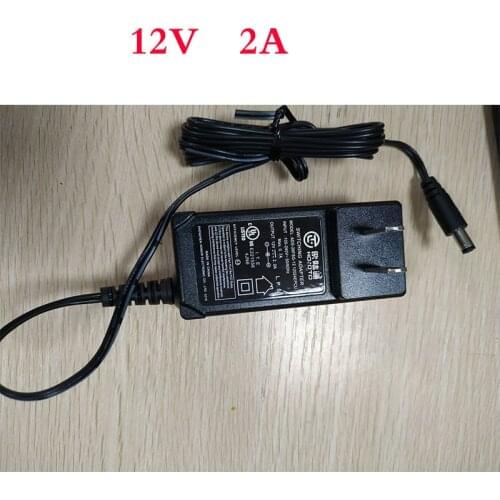 US Type Adapter DC 12V 2A CCTV Security Camera Power Supply US Plug Power Adapter black color cctv system