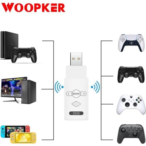 Wireless Bluetooth Controller Adapter Converter for Nintendo Switch Pc Ps4 Ps3 Ps5 Controller Multi-platfor