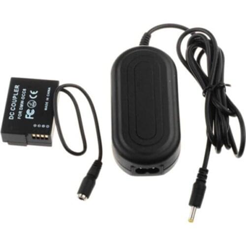 DMW-AC8 AC Power Adapter + DMW-DCC8 for Panasonic Lumix DMC GH2 GX8 G7 G6 G5 FZ1000 FZ300 FZ200