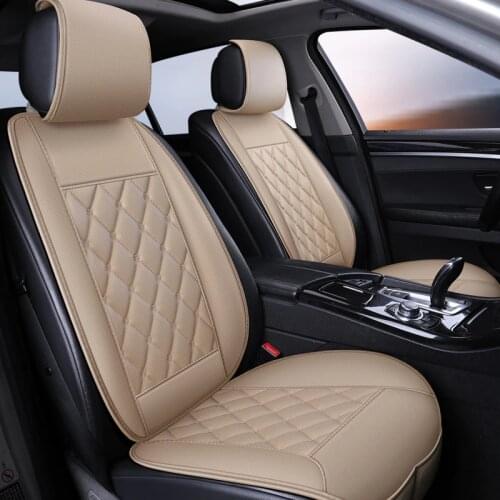Car Front Seats Covers Car Seat Cover Auto Seat Cushion Car Interior Accessories Cars Protector Leather Cushion Four Seasons