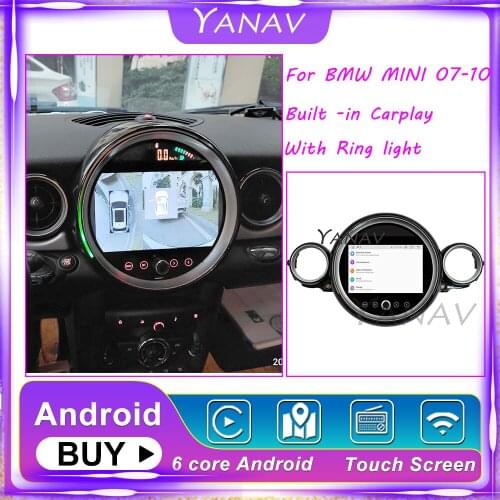 PX6 DSP IPS Car Rdio Stereo Dvd head unit tape recoder For BMW Mini cooper 2007-2011 Android Gps Navigation Multimedia Player