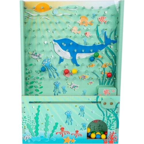 Wooden Childrens Catcher Puzzle Early Teaches Baby Hand-eye Coordination Parent-child Interactive Fun Game Toy