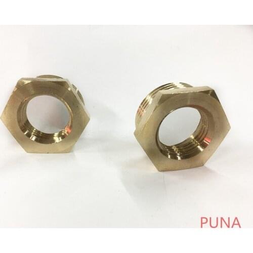 Brass Reducer 1" BSP Male Thread to 1/2" BSP Female Thread Reducing Bush adapter Fitting Gas Air Water Fuel