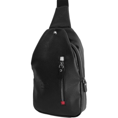 Lederax TM144 Pu Leather Back and Chest Bag Bodybag