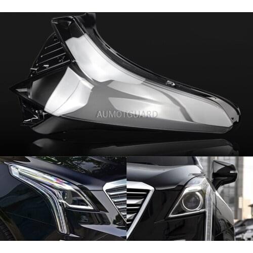 Car Headlight Lens For Cadillac XT5 ATS CTS XTS SRX SLS Headlamp Cover Car Replacement Auto Shell Cover