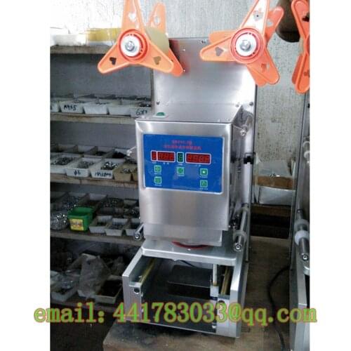 QDF95-1 95mm cup sealing machine automatic cup sealing Stainless steel cautomatic sealer trays automatic cup sealer