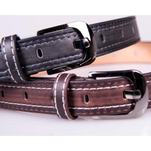 DKBLINGS Top quality PU childrens belts brand design childrens waist belts for pants trousers boys jeans belt metal buckle pin