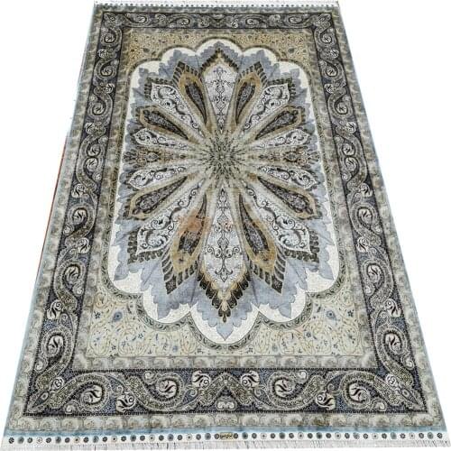 Seeykeep™ 6x9ft Silk Handknotted Exquisite Cordoba Mezquita Dome Pattern Rug-NY3016214