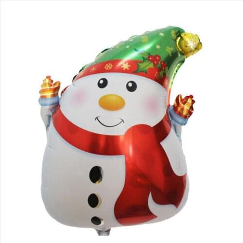 Snowman Christmas Balloons Aluminum Foil Balloons Wedding Balloon Home Decoration For Christmas Children Party Air Balloon Toys