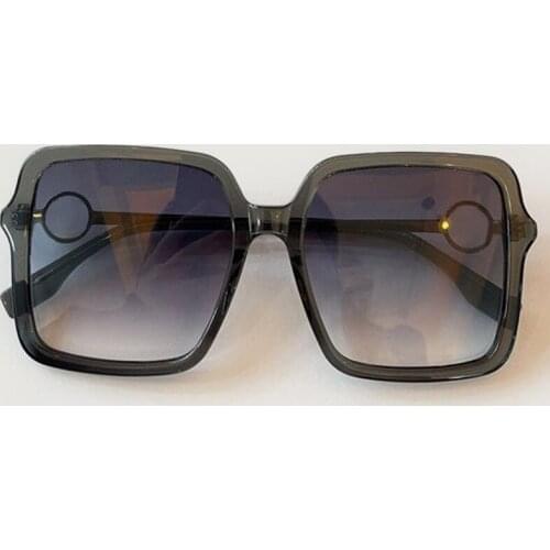 2021 New Fashion Lady Oversize Rimless Square Sunglasses Women Glasses Gradient Sun Glasses Female UV400