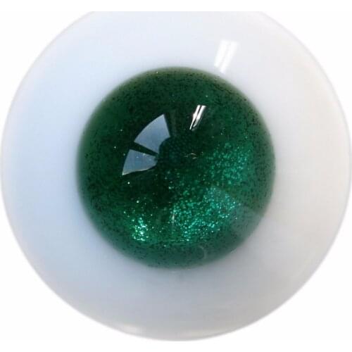 [wamami] Ewj04 10mm Blink Green Eyes For MSD DOD BJD Dollfie Glass Eyes