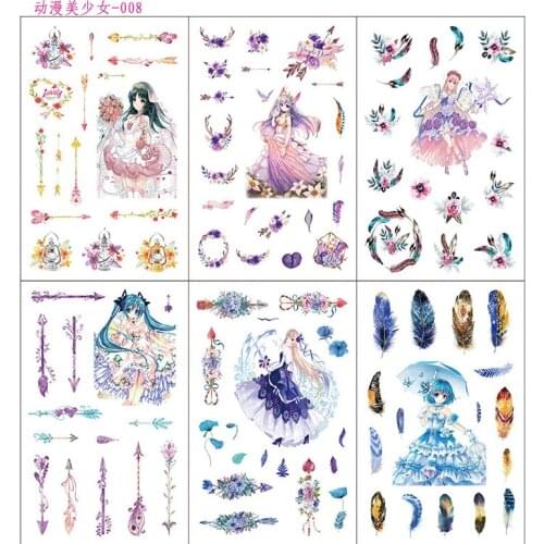 6 pcs/pack Living Little Thing Warm Girl Decorative Stationery Stickers Scrapbooking DIY Diary Album Stick Lable