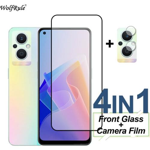 Full Cover Tempered Glass For OPPO Reno6 Z Reno5 F K Find X3 Lite Screen Protector Protective Phone Camera Lens Film On Reno6 5G