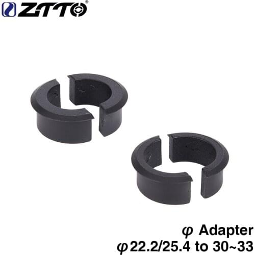 ZTTO Bicycle Parts MTB Road Bike Bicycle Diameter Adapter 22.2 25.4 to 31.8 30.9 30+mm Handlebar Seatpost Brake Adjustable