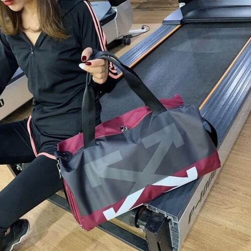 Womens Travel Shoulder Bag Waterproof Sports Fitness Bag Mens Travel Bag Womens Portable Large Capacity Light Travel Luggage