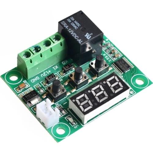 W1209 -50-100C DC 12V digital temperature controllear thermostat temperature control thermostat switch plate W1209 case