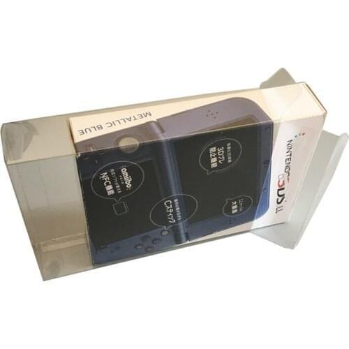 100 PCS a lot Transparent Collection box display box storage box protective box for NEW 3DSXL/NEW 3DSLL