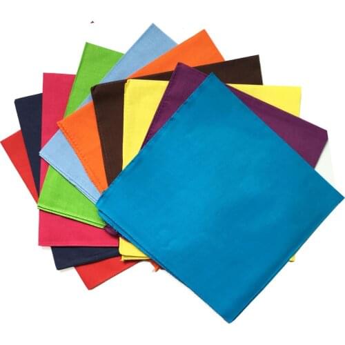 20pcs Pet Dog Bandanas for Large Medium Puppy Dogs Solid Patterns Reusable Washable Dog Scarf Pet Supplies