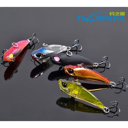 5Pcs/Lot Trulinoya Mini VIB Lure 40mm 3.8g Vibration Hard Bait with Sharp Hooks Fishing Hard Bait Crankbait Fly Fishing Lure