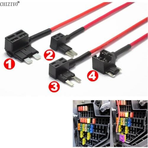 5 Pcs Auto Car Fuse Box Holder ACU ACZ ACS ACN Adapter For Car Electrical Appliance Navigation Recorder Line Installation 12V