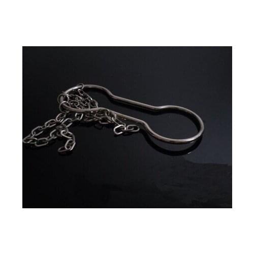Chain Shackle Escape,Handcuff Escape ,silver color- Magic trick, close-up,street magic,Accessories