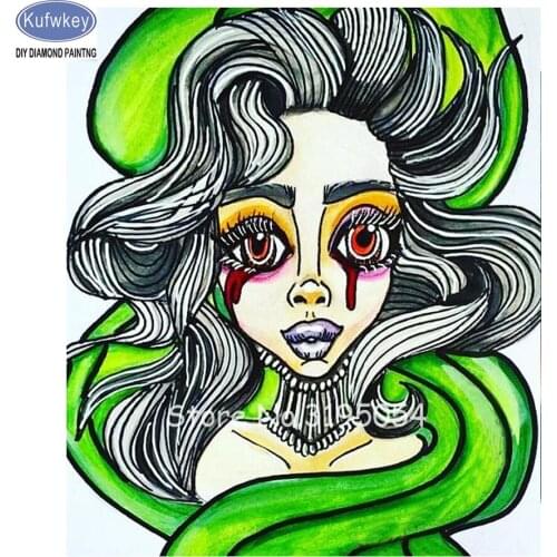 DIY 5D cartoon Princess square Diamond Painting Cross Stitch Kids Diamond Embroidery Mosaic Home Decoration A58