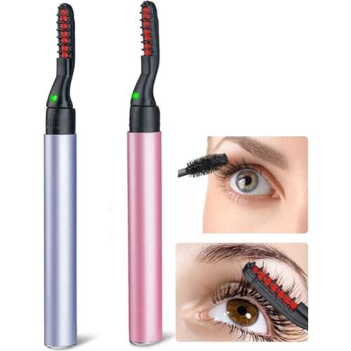 Electric Eyelash Curler Makeup Portable Pen Style EyeLash Curler Heat For Women Cosmetics Eye Makeup Woman SU465