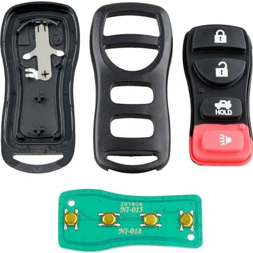 FCCID: KBRASTU15 Remote Key Fob 4 Buttons Replacement 315MHZ Key Entry Remote Key for Nissan Altima Armada Maxima Case