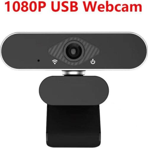 Full HD 1080P Auto Focus USB Webcam Camera With Stereo Microphone Glass Lens Deliver Razor Sharp Light Correction For Laptop