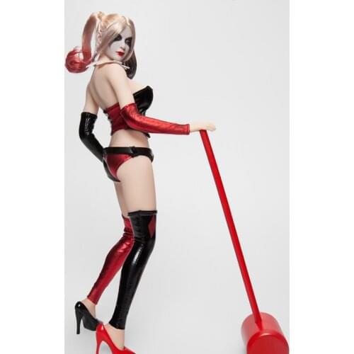 1/6 Scale Female Sexy Clown Clothes Women Clothes Set Girl Clown Clothing For 12" Full Set Action Figures Body Doll Toy