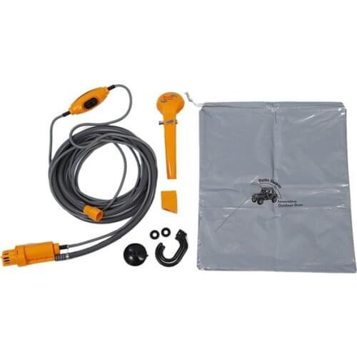 2019 HOT Car Washer 12V Camping Shower DC Portable Car Shower Washer Set Electric Pump Outdoor Camping Travel Pet Dog Man Woman