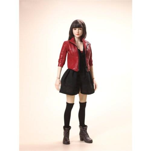 Best Sell Scale 1/6 Trendy For Girls Male Sexy Leather Dress Suit Shoes Sock Skirt For 12" Soldier Accessories