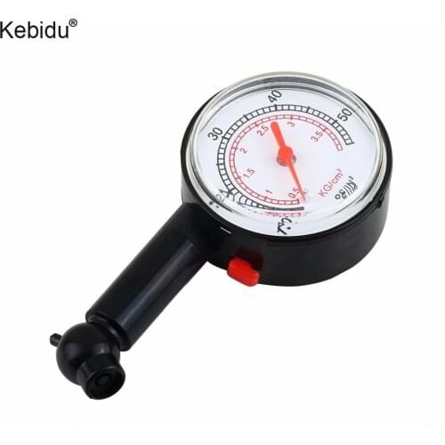 Sikeo Mini 0 to 50 psi pressure Gauge Car Vehicle Motorcycle Bicycle Dial Tire Gauge Meter Pressure Tyre Measure