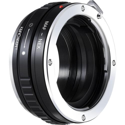 K&F CONCEPT MINOLTA(AF)-NEX Lens Mount Adapter Ring for Minolta(AF) MAF Lens to Sony E Mount NEX Lens Camera