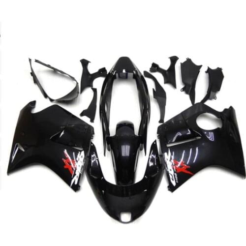 Hot Sales,96-07 CBR1100XX Fairing Kits For H 1996-2007 CBR1100 XX red flames black Motorcycle Fairings Injection molding