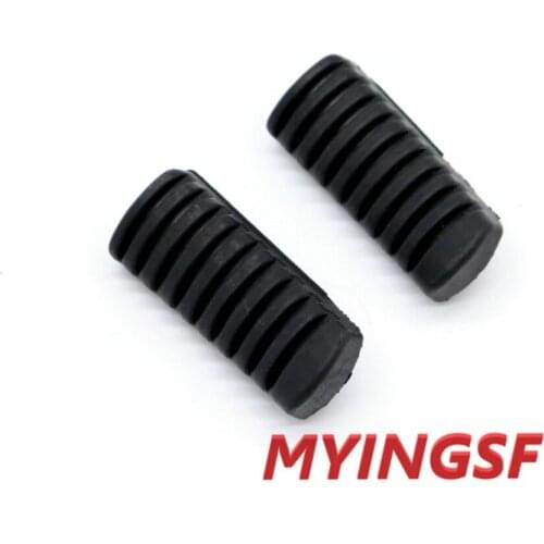 Front Foot Peg Footrest Rubber Cover For KAWASAKI NINJA 250R/650R Z900RS ZX6R ZX9R ZX12R ZZR1200 ZX600 Motorcycle Accessories