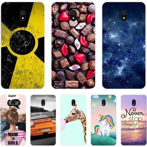 Silicon Case for Xiaomi redmi 8a 8 7A 7 case for redmi note 8T 8 PRO 7 phone cover coque bumper Colorful Flower Rose Peony