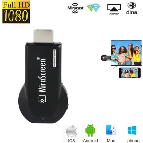 TV Stick1080P Wireless WiFi Display TV Dongle Receiver For AnyCast M2 Plus For Airplay1080PHDMI-compatibleTV Stick DLNA Miracast